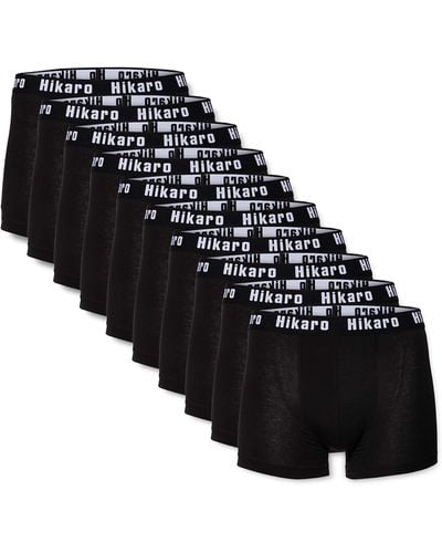 HIKARO Cotton Boxers - Black