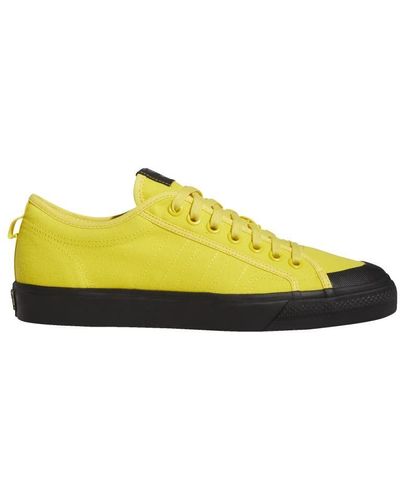 adidas Nizza Vulcanized Trainers Shoes - Yellow