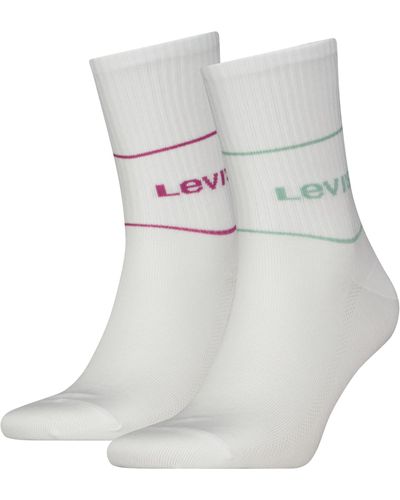 Levi's Short Socken - Weiß