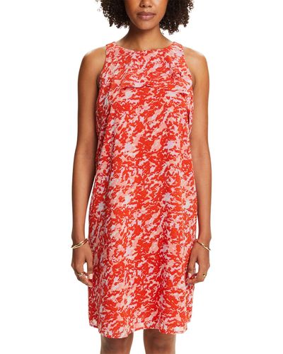 esprit damen kleid rot