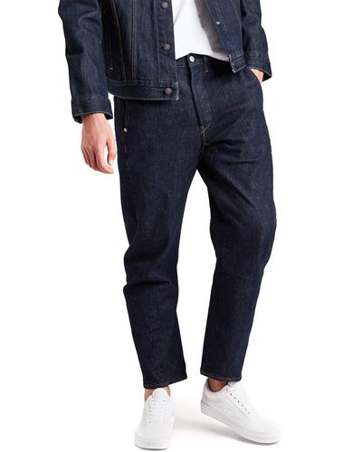 Levi's ® LEJ 570 Baggy Taper Jeans Rinse Denim - Blau