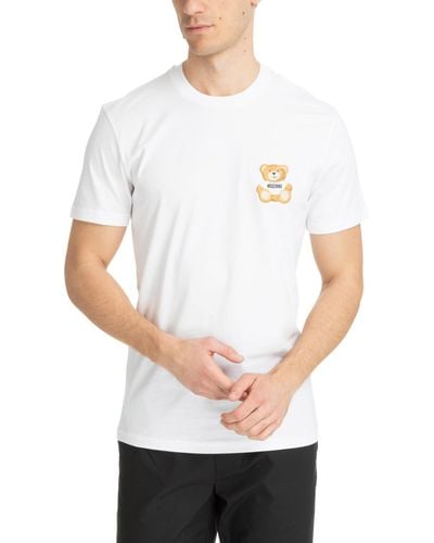 Moschino T-Shirt Teddy Bear White 48 EU - Weiß