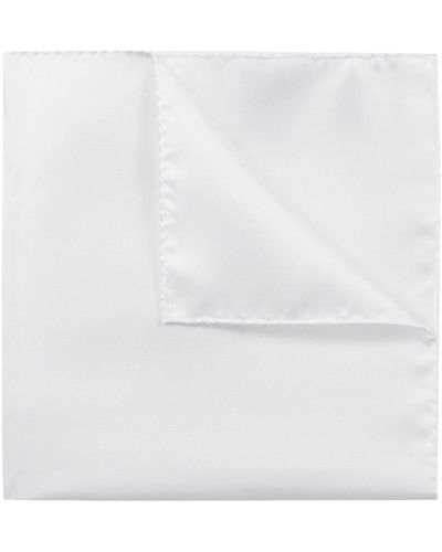 HUGO Pocketsquare 33x33cm Einstecktuch - Weiß