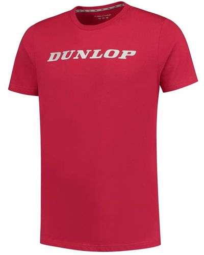 Dunlop ESSENTIALS BASIC TEE - Rot