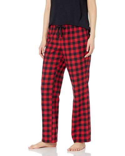 Amazon Essentials Flannel Sleep Pant - Red