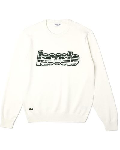 Lacoste Pull-Over Classic Fit - Blanc
