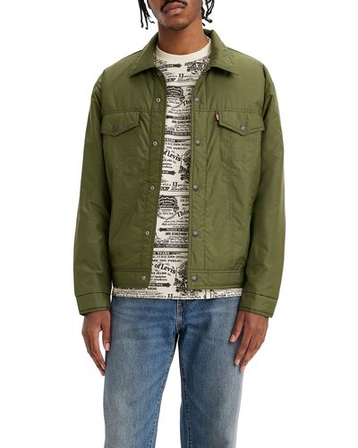 Levi's Relaxed Fit Padded Truck Jacket - Grün