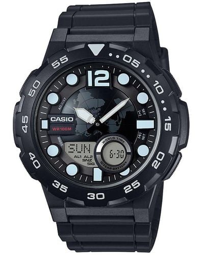 G-Shock '3d Dial' Quartz Resin Watch - Black