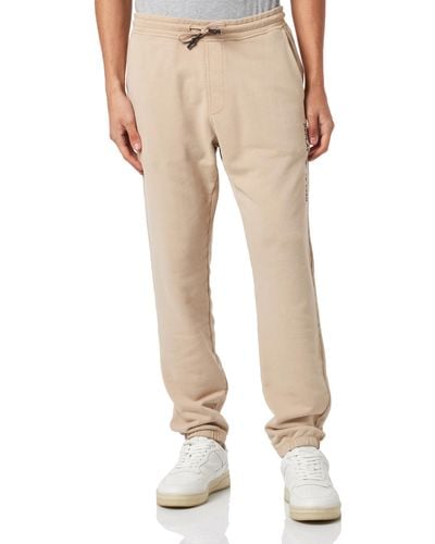 Replay M9967 Garment Dyed Organic Cotton Fleece Casual Trousers - Natural