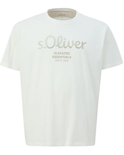 S.oliver Big Size 2152955 T-Shirt - Weiß