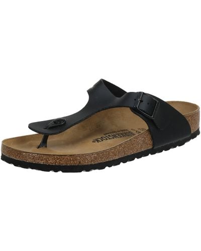 Birkenstock Gizeh normal - Schwarz