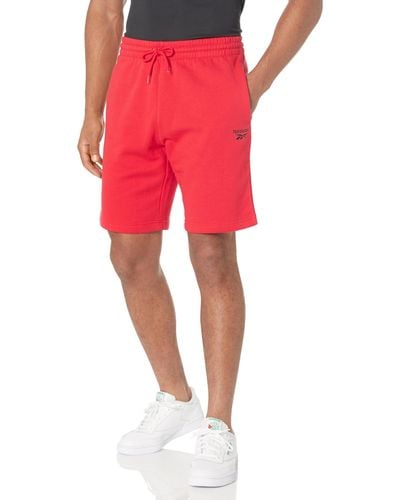 Reebok Identity French Terry Shorts - Red