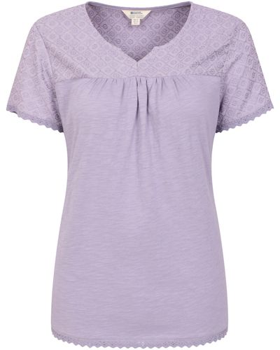 Mountain Warehouse 100% Cotton Ladies Summer - Purple