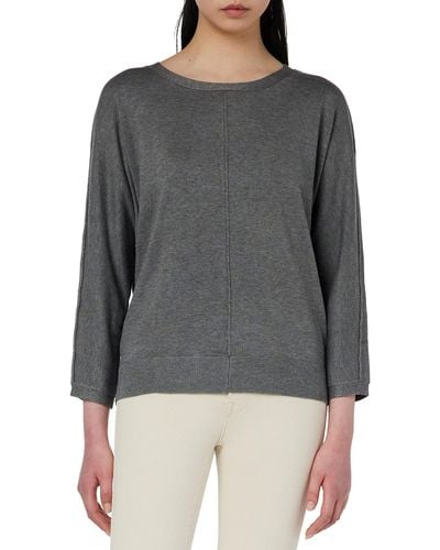Mexx Batsleeve Basic Knit Pullover Sweater - Grau