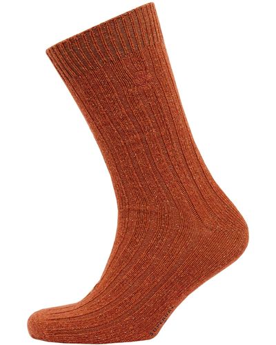 Superdry Socks Core Nep Sock American Red Nep Xs - Bruin