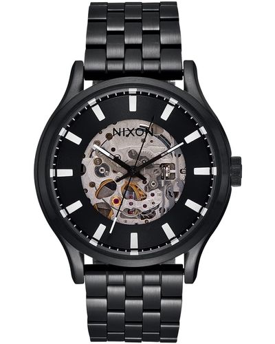 Nixon Analog Quarz Uhr mit Edelstahl Armband A1323-004-00 - Schwarz