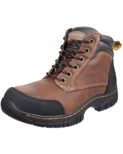 Dr. Martens Dr Martens s & s Riverton SB Lace up Hiker SRC Safety Boots - Braun