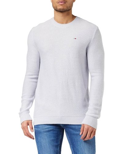 Tommy Hilfiger TJM REG STRUCTURED SWEATER - Bianco