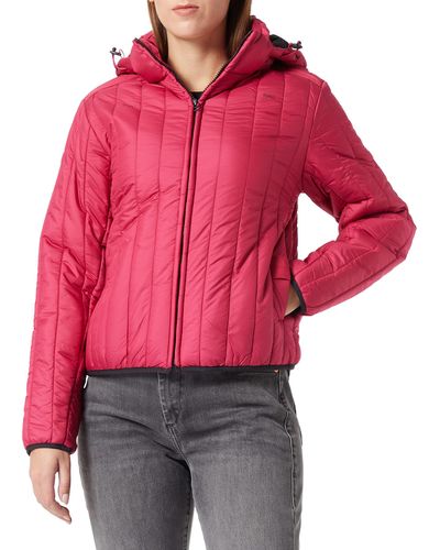 G-Star RAW Meefic Vertical Quilted Jacket - Red