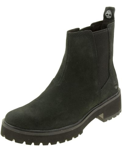 Timberland Mujer Carnaby Cool Basic Chelsea Botas,Jet Black,38.5 EU - Negro