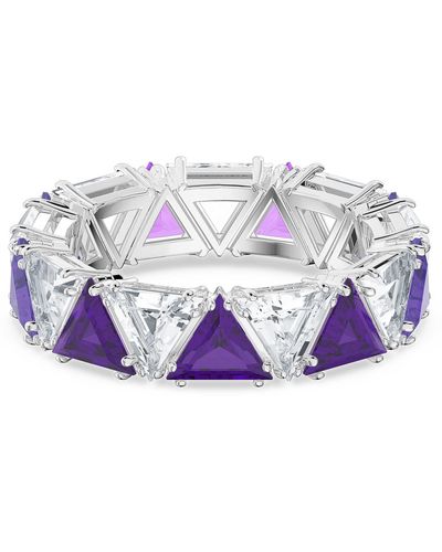 Swarovski Anello Fascia in donna Ortyx Bigiotteria- Cristalli - Viola