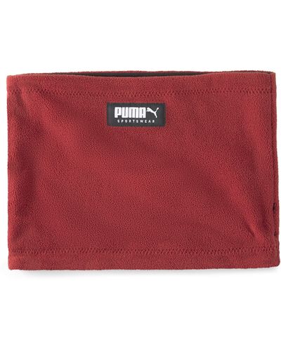 PUMA Reversible Fleece Ne Sciarpa - Rosso