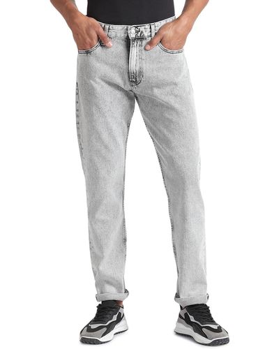 Calvin Klein Jeans Authentic Straight Fit - Grau