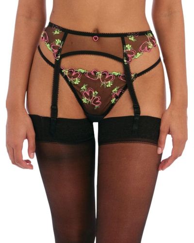 Freya Womens Loveland Suspender Bikini Style Underwear - Natural
