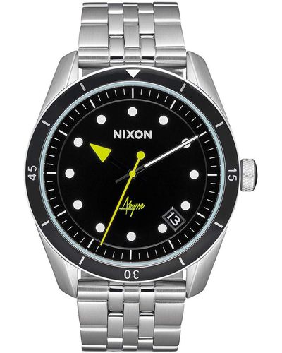 Nixon Analog Quarz Smart Watch Armbanduhr mit Edelstahl Armband A1237-2971-00 - Mehrfarbig