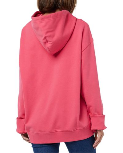 DIESEL F-maxinne-hood Crew Neck Sweatshirt - Pink