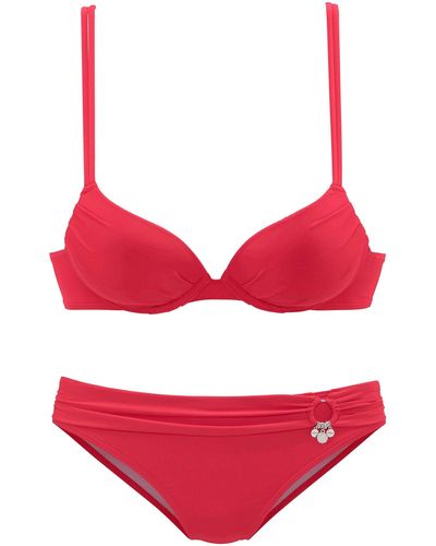 S.oliver RED LABEL Beachwear LM Tonja Bikini-Set - Rot