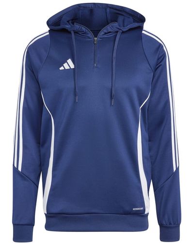 adidas Teamsport Textiel - Sweatshirts Tiro 24 Training Hoody Blauw Wit