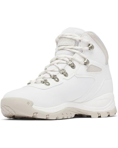 Columbia Newton Ridge Lightweight Waterproof Shoe Hiking Boot - White