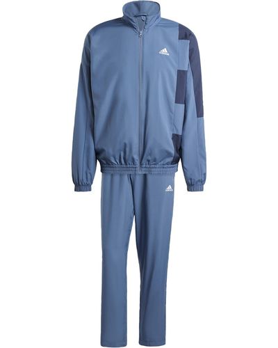 adidas Sportswear Colorblock Track Suit Trainingsanzug - Blau