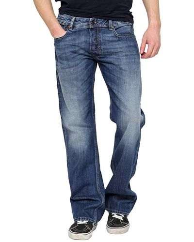 DIESEL Zatiny, Jean Bootcut Homme - Bleu