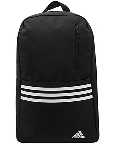 adidas 3stripe Versatile Backpack Vertical Lines - Black