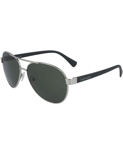 Calvin Klein Ck19316s-045 Ck19316s-045 Fashion 60mm Silver Sunglasses - Black