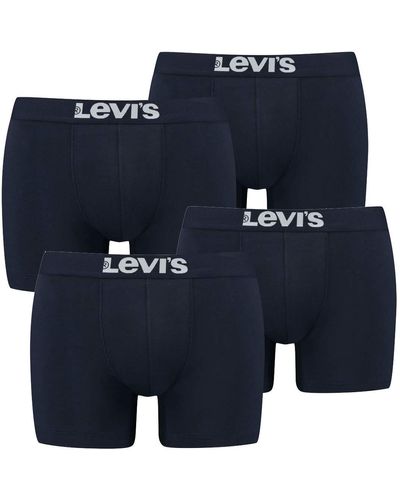 Levi's 4 Stuks Levis Boxershorts - Blauw