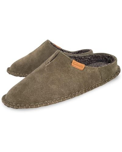 Clarks Plush Sherpa Lining - Indoor Outdoor House Slippers For - Multicolour