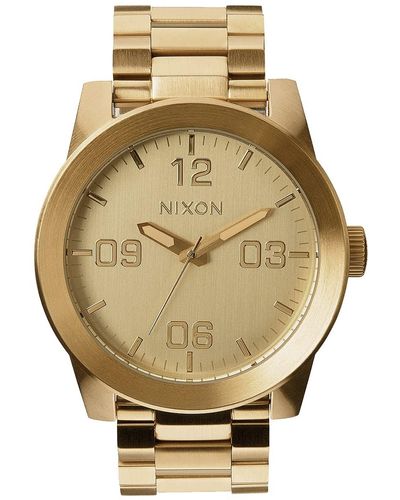 Nixon Corporal SS -Armbanduhr 48mm Armband Edelstahl Quarz A346-502-00 - Mettallic