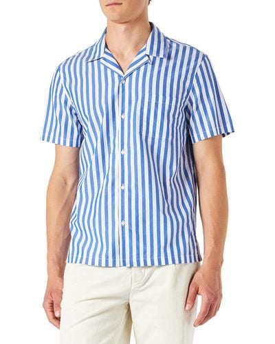 Benetton Camicia 5VRVUQ00L - Blu