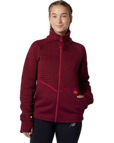 New Balance Nb Heatloft Athletic Jacket - Red