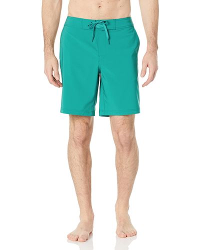 Amazon Essentials Shorts de Playa Hombre - Verde