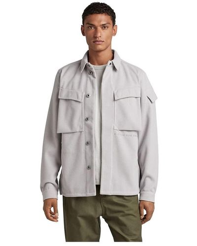 G-Star RAW Mysterious Overshirt - Grigio