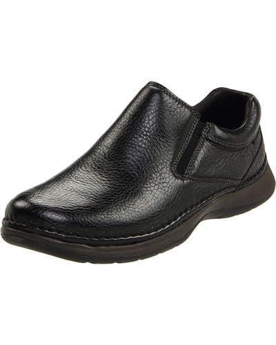 Hush Puppies Men's Sedan Mule Black Leather Flip Flops Thong Sandals 6  UK/India (40 EU)(8746358) : Amazon.in: Fashion