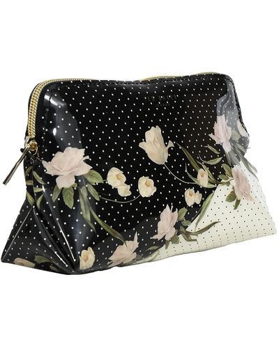 Ted Baker Cordell Holunderblüten-Kosmetiktasche - Schwarz