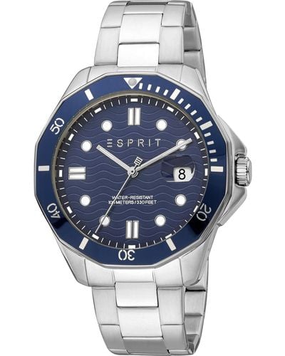 Esprit Casual Watch Es1g367m0055 - Blue