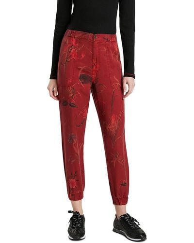 Desigual Panties_camotiger Casual Trousers - Red
