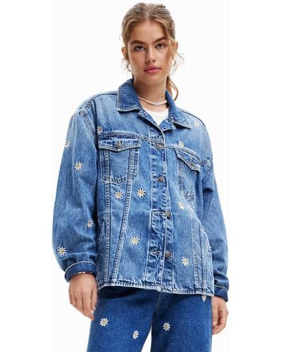 Desigual Jean and denim jackets for Women | Online Sale up to 75% off | Lyst