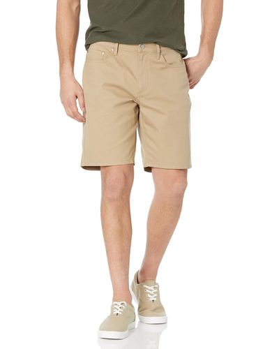 Amazon Essentials 5-Pocket-Stretch-Shorts mit geradem Schnitt - Natur